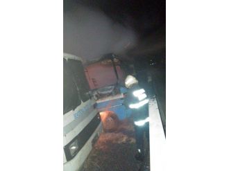 Kahramanmaraş’ta 3 Otobüs Kundaklandı