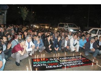 Kobani’deki Işid Saldırıları Van’da Protesto Edildi