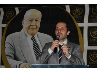 Erbakan: “Abd’nin Orta Doğu’daki Planı 4 Temel Ayak Üzerine Kurgulandı”