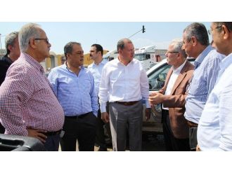 Başkan Şavaş Sel Bölgesinde İncelemelerde Bulundu