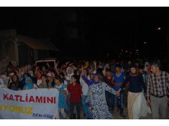 İdil’de Kobani’deki Saldırılar Protesto Edildi