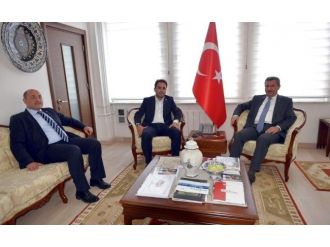 İshak Gazel, Vali Şerif Yılmaz’ı Ziyaret Etti