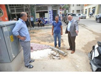 Çağlayan Asfalt Çalışmalarını İnceledi