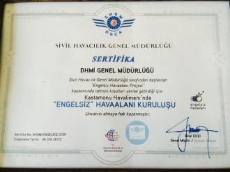 Kastamonu Havaalanı, ’Engelsiz Havaalanı Kuruluşu’ Sertifikası Aldı