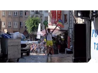 (Özel Haber) Eylemci, Toma’nın Müdahalesiyle Böyle Sürüklendi