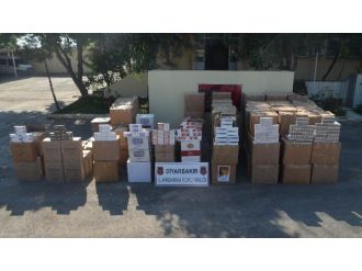 Diyarbakır’da 600 Bin Liralık Kaçak Sigara Ele Geçirildi