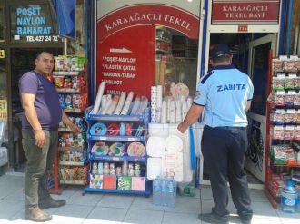 Malkara Çarşı Esnafından Kaldırım İşgali Bedeli Alınacak