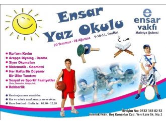 Ensar Vakfı’ndan Yaz Okulu