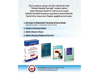 Adıyaman Eski Valisi Sodan’ın 4 Kitabı Yayınlandı