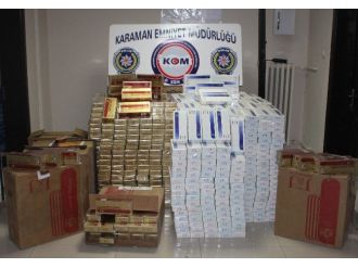 Karaman’da Kaçak Sigara Operasyonu