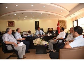 Sektör Temsilcileri Başkan Yücel’i Ziyaret Etti
