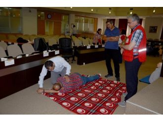 Belediye Personeline İlk Yardım Eğitimi