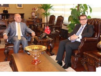 Çek Büyükelçi Kafka’dan Vali Özdemir’e Ziyaret