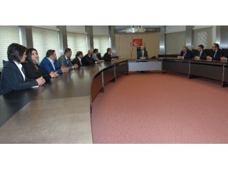 Kılıçdaroğlu, Güney Ve Güneydoğu Genç İşadamları Federasyonu Yöneticilerini Kabul Etti