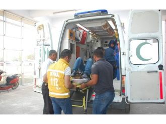 Adıyaman’da Yüksekten Düşen İşçi Yaralandı