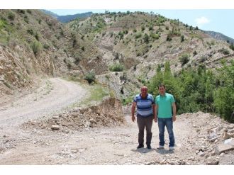 İki Köyün Hayali Olan Bağlantı Yolu Yapıldı