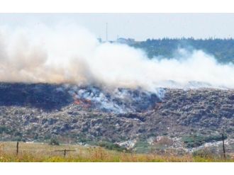 Bandırma Çöplüğünde Yangın