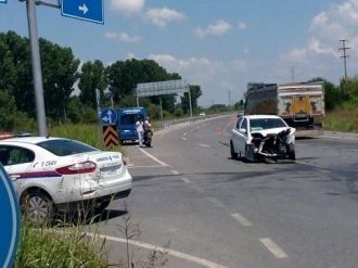 Tem Gişelerinde Kaza: 2 Yaralı