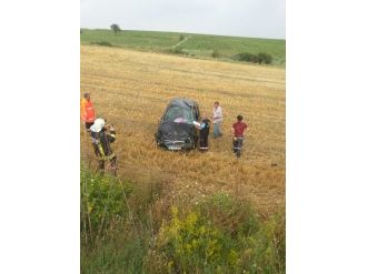 Tarlaya Uçan Muhtar Ölümden Döndü