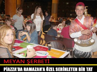 Piazza’da Ramazan’a Özel Serinleten Bir Tat: Meyan Şerbeti