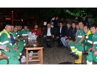 Başkan Yılmaz Gece Mesaisinde