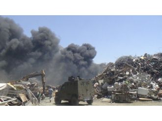 Hurdacıda Çıkan Yangın Korkuttu