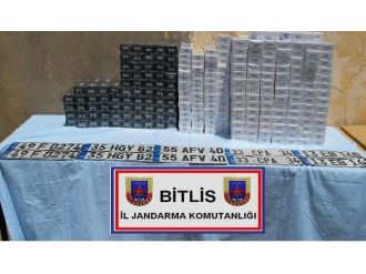 Bitlis’te Gümrük Kaçağı 40 Bin 90 Paket Sigara Ele Geçirildi