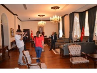 Trt “Göç Hikayeleri” Belgeselinin Çekimleri Valilikte Yapıldı