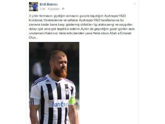 Erdi, Aydınlı Taraftarlara Veda Etti