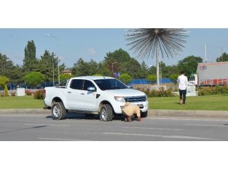 Ani Fren Yaptı, Ön Tekerleri Patladı