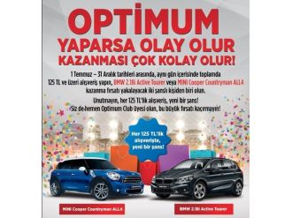 Optimum’dan Otomobil Kazanma Fırsatı