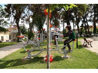 Büyükşehir’den İlçelere Spor Aletleri