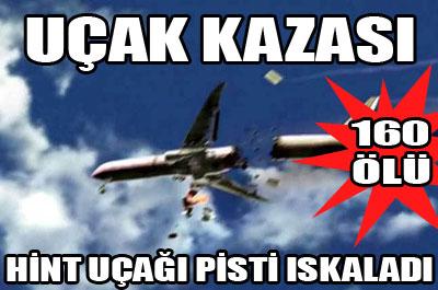 Hint uçağı pisti ıskaladı: En az 160 ölü 