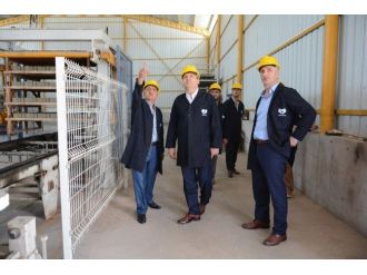 Başkan Çerçi, Kilit Parke Üretim Tesislerini İnceledi