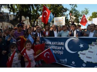 Trabzon’da Çin Zulmü Kınandı