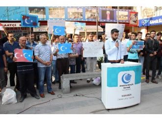 Çin Zulmü Karabük’te Kınandı