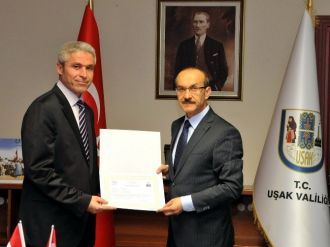 Uşak’ta Emniyet Mensuplarına ‘Başarı Belgesi’ Verildi