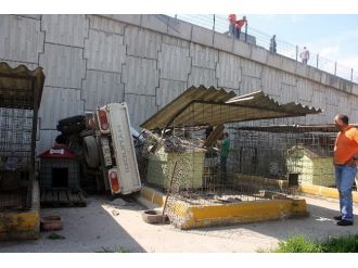 Sıkıştığı Kamyonetten 40 Dakikada Kurtarılabildi