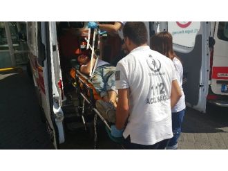 (Özel Haber) Koluna Demir Korkuluk Saplandı