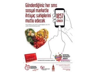 Sosyal Market’e Ramazan Ayında Sms’li Bağış