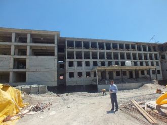 Milli Eğitim Müdürü Aydınoğlu, İlçede Yapımı Devam Eden Okulları Denetledi