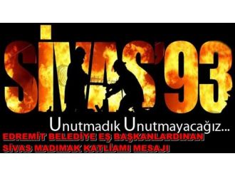 Van Edremit Belediye Eş Başkanları Sivas Katliamını Kınadı