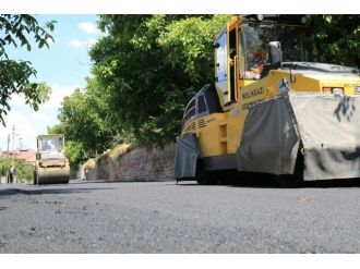 Hisarcık Asfaltlanıyor