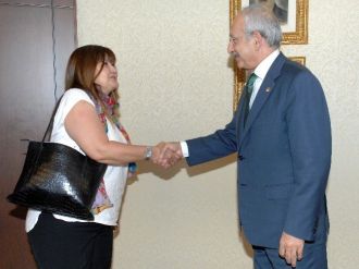 Kılıçdaroğlu, Tmmob Peyzaj Mimarları Odası Heyetini Kabul Etti