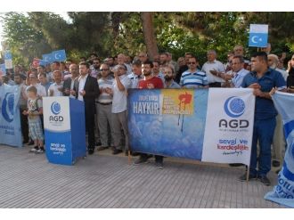 Burdur’da Doğu Türkistan Zulmü Protesto Edildi