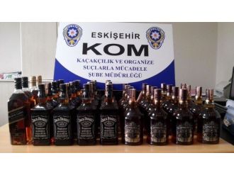 Eskişehir’de Kaçak Viski Ele Geçirildi