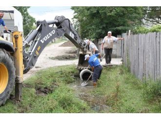 Çatalköprü Mahallesine Büz Döşeme Çalışması Başladı