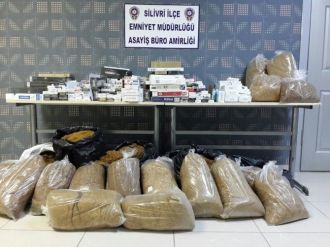 Silivri’de Kaçak Sigara Operasyonu