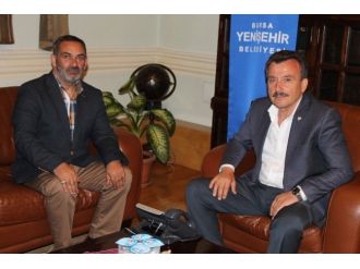 Erzincanlı Başkan Çelik’i Makamında Ziyaret Etti