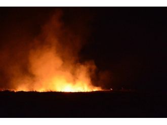 Dağlık Alanda Çıkan Yangın Korkuttu